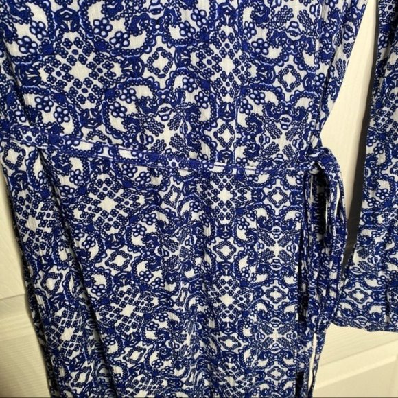 Lulus Mandala Daydream Blue Print Maxi Dress Size Small - Picture 6 of 13